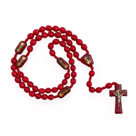 Triduo al Sagrado Corazon de Jesus Libro Oraciones Spanish Book Wood Rosary