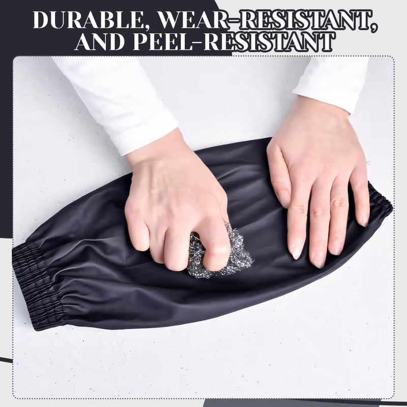 BIAEHIPATE 2 Pairs Arm Covers - Waterproof Kitchen Sleeves For