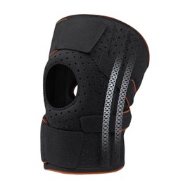 perfeclan Knee Brace Sports Knee Pad for Adults Lightweight Ergonomic Breathable Knee Protector Compression Knee Sleeve for Volleyball, Black