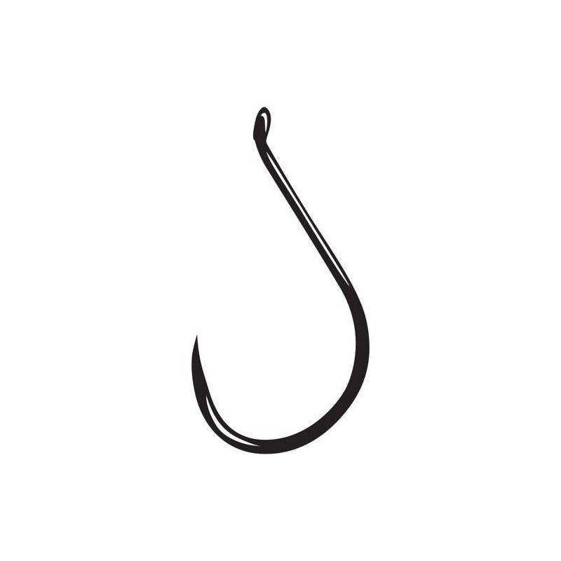 Gamakatsu Barbless Octopus Fishing Hook, Pack of 25, Black