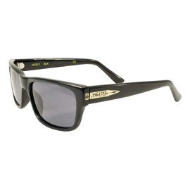 Black Flys Mcfly Sunglasses - Shiny Black - Smoke Lenses