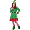 Ishua 13 pcs Women Christmas Elf Costume, Christmas Adult Elf