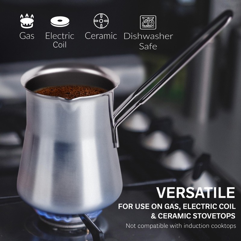 Quality Turkish Coffee Pot - Turkish Coffee Maker, Chai Pot,