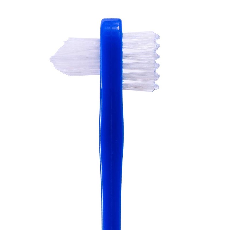 OASISGUEST Denture Cleaning Brush Set, T-Shaped Special Toothbrush, Hard Toothbrush,