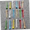 Sosoport 2sets Golf Tees Wood Outdoor Protective Tees 7cm Length