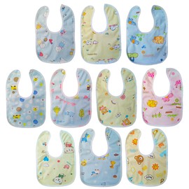 Baby Bibs Waterproof Newborn Girl Unisex, Colourful