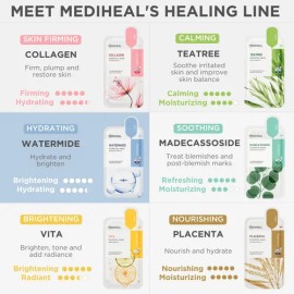 Mediheal La Mejor Mascarilla Coreana Watermide Essential Fa                                                                                           
