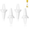 4-Pack Reusable Funnels for Effortless Liquid Transfer Like Shampoo