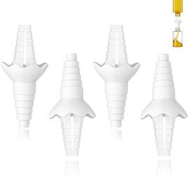 4-Pack Reusable Funnels for Effortless Liquid Transfer Like Shampoo