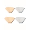 200 Pcs Coffee Filter Papers, Disposable Unbleached Cone Filter Papers