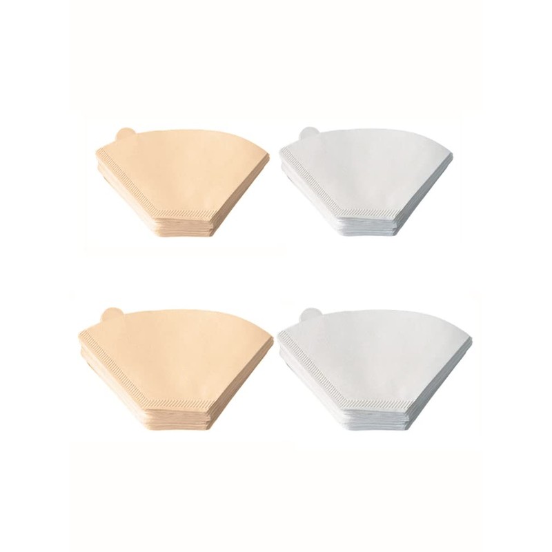 200 Pcs Coffee Filter Papers, Disposable Unbleached Cone Filter Papers