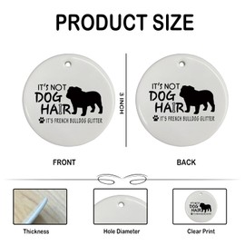 French Bulldog Ornament - French Bulldog Decor, Frenchie Decor, French Bulldog Gifts, Frenchie Gifts for Women, Bulldog Mom Dog Gifts for Women, Unique Dog Gifts for French Bulldog Lovers 914-BH