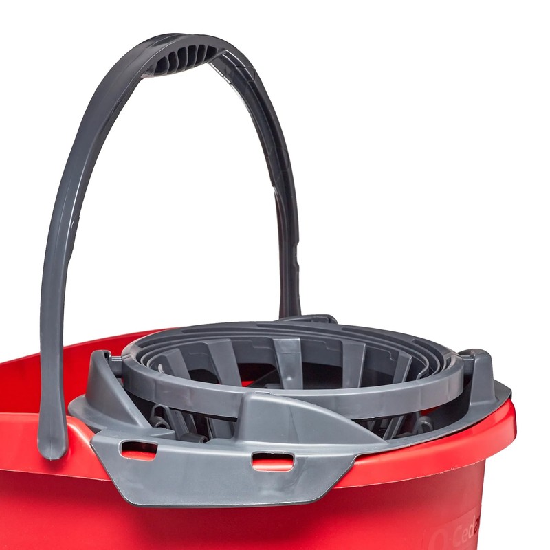 DqOasd Quick Wring Bucket, 2.5 Gallon Mop Bucket with Wringer,