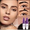 2pcs Peel Off Eyebrow Tint Gel,Waterproof Long-Lasting Tattoo Eyebrow Gel