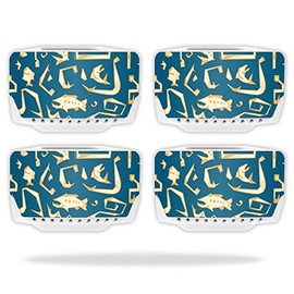 MightySkins Skin Compatible with Blade Chroma Drone Battery (4 Pack) – Deco Fish | Protective, Durable, and Unique Vinyl Decal wrap Cover | Easy to Apply, Remove, and Change Styles | Made in The USA