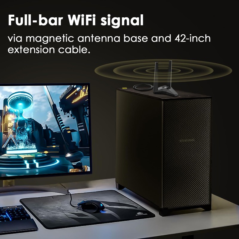Tarjeta de red WAVLINK PCIE WiFi 6E AXE5400 con Bluetooth