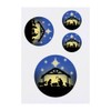4 x 'Nativity Scene' Temporary Tattoos - Water Resistant, Skin-Safe,
