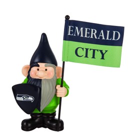 Team Sports America Seattle Seahawks, Flag Holder Gnome