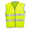 Children High Visibility School Safety Vest Waistcoat Jacket (1 Pack,