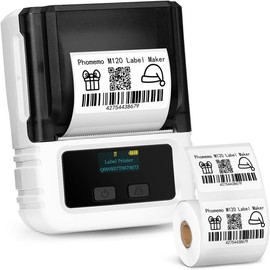 Phomemo 2 Inch 50mm Barcode Label Maker Thermal Printer for Retail Mailing Image
