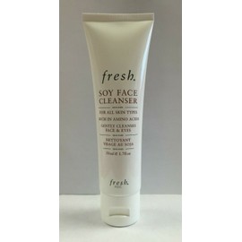 Fresh SOY FACE CLEANSER Face Eyes All Skin Types Gently Cleanse 1.7 oz/50 mL New