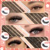 calphdiar Cluster Lashes 30D+40D+50D+60D Individual Eyelashes 480PCS Wispy Lashes Individual