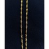UNAHKTHY 14K Yellow Gold Rope Chain Pendant Necklace - Choose