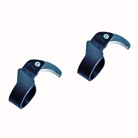 TOGRAND Safety Finger Ring Knife, Portable Utility Cutting Helper Tool with Sharp and Strong Curved Steel Blade, Ring Size 0.8inch/2cm Diameter(2Pack, Black)