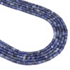 BEADIA - abalorio espaciadoras de sodalita azul natural, redondas, sueltas,
