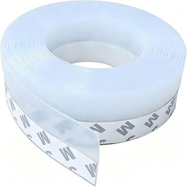 Guardapolvo para Puerta Exterior, Cubrepolvo para Puertas 5M/16Ft, Tira de Sellado para Puerta, Protector para Puertas de Casa, Tira Sellado de Ventanas para Estorbabar de Insectos/Aire