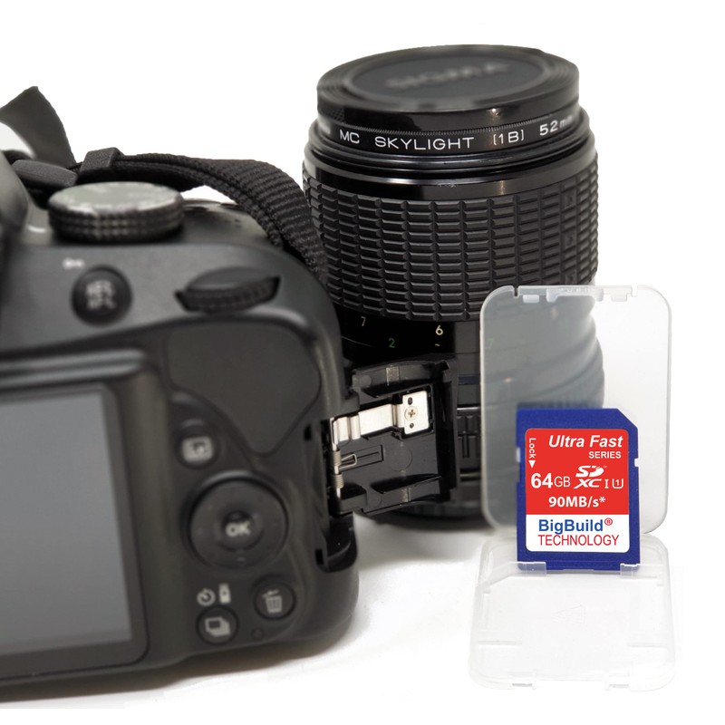 eMemoryCards 64GB Ultra Fast 80MB/s SDXC Memory Card For Canon