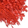 7" 1000Pcs Red Hang Tag String Nylon String Snap Lock