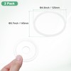 M METERXITY 2-Pack Silicone O-Rings Gasket 4.9 In/125mm Tri-Clover O-Rings