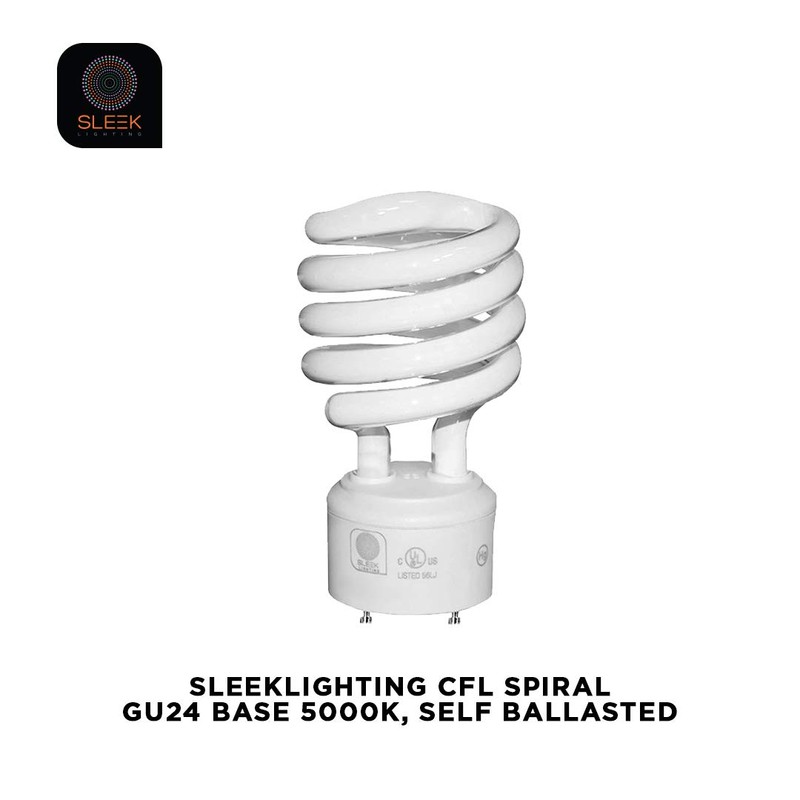 SLEEKLIGHTING Gu24 23Watt UL Listed Light Bulb Two Prong Twist