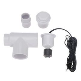 SS1 Float Switch Condensate Overflow Switch with 3/4 Inch Adaptor and 6FT Wire for HVAC Drain Pan Condensate for condensate Overflow Detection (2PCS)