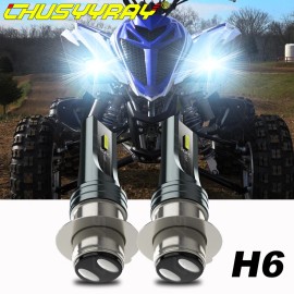 CHUSYYRAY For Yamaha RAPTOR 700 700R 06-17 H6 Xenon LED Hyper Headlight Bulbs Lights Kit