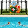 Extra Large Pool Float Toy Storage Net -71×47in Hanging Elastic