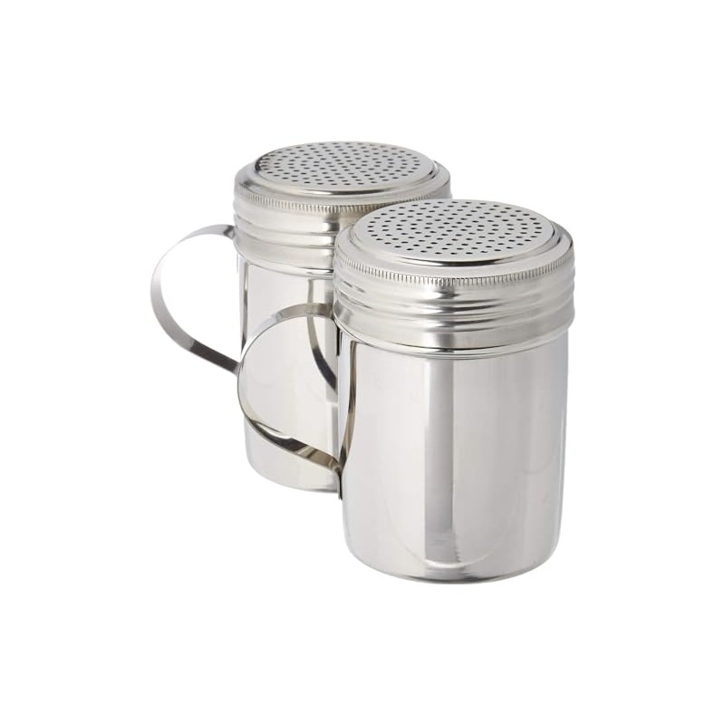 Great Credentials Stainless Steel Versatile Dredge Shaker, Salt, Sugar, Shakers