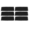 6PCS Ceiling Fan Filter Self Adhesive Activated Carbon Cotton Elliptical