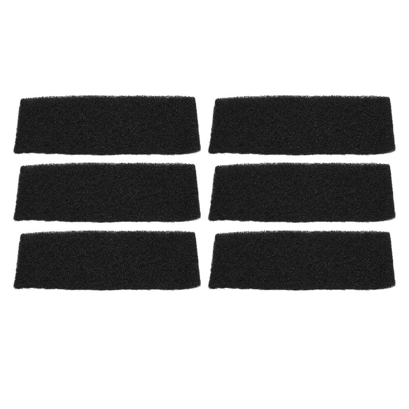6PCS Ceiling Fan Filter Self Adhesive Activated Carbon Cotton Elliptical