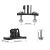 Topiky Skydiving Helmet Fixed Base Holder Adapter Mounts for GOPRO