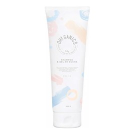 OH! GANICS Shampoo y Gel de Ducha para Bebé, 250 ml