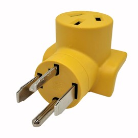 Parkworld 63173 Oven Adapter NEMA 14-30P to 10-50R One Piece Compact Adapter Output 30amp 250Volt