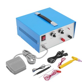 DOONARCES 80A 600W Jewelry Spot Welder Handheld Spot Welding Machine for Gold Silver Platinum Electric Pulse Sparkle Spot Welder with Spot Welding Gun for Jewelry Glasses Soldering 110V