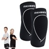 Rehband Children's Elbow Pads, 1 Piece or 1 Pair, Black,