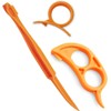 3Pcs Orange Peeler Tools Citrus Peel Cutter Plastic Easy Fruit