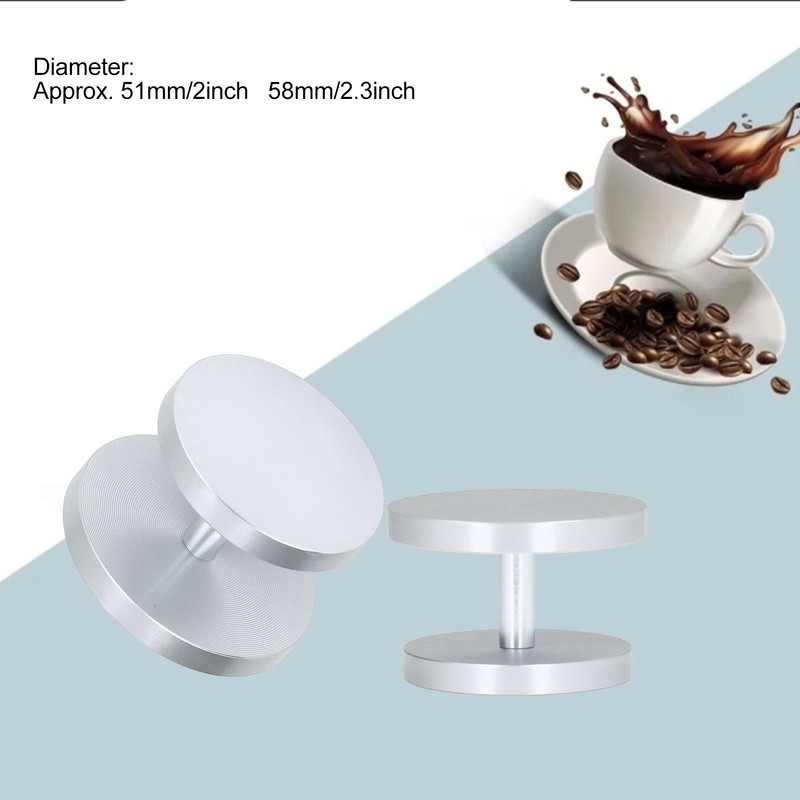Double Head Coffee Powder Tamper Non Corrosive Aluminum Dual Sided