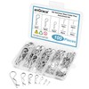 100PCS Cotter Pins Assortment Kit, 6 Sizes Hardware Pins 304