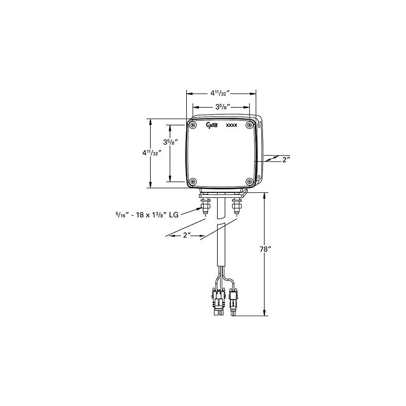 Grote G5543-5 - Hi Count Double-Face Led Stop/Tail/Turn Light With