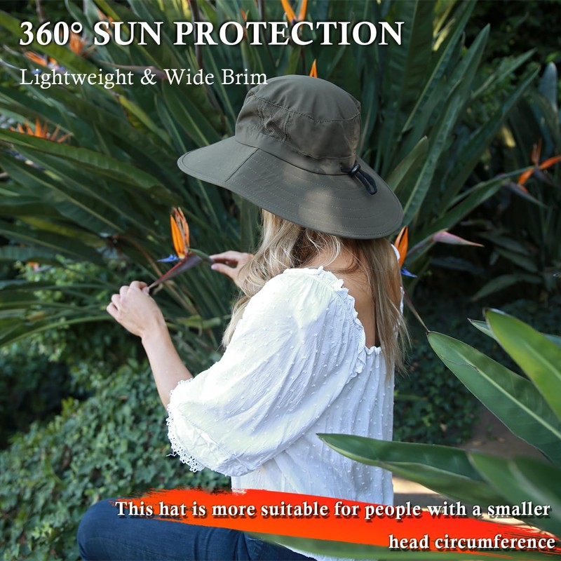 Solaris Wide Brim Sun Hat for Women, UPF 50+ UV